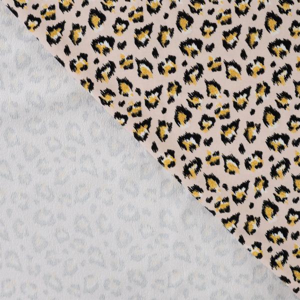 0,50 MTR. LEO GLITTER GOLD - FRENCH TERRY