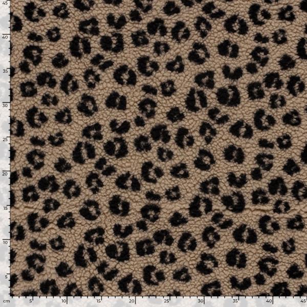 0,5 MTR. ♥ TEDDY LEO BEIGE SCHWARZ  ♥