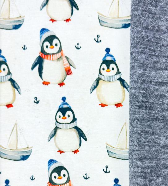 0,5 MTR. KUSCHLIG WEICHER WINTER PINGUINE ALPENFLEECE