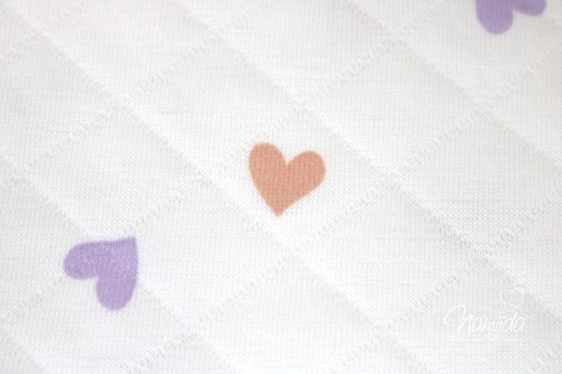 0,5 MTR. ♥ STEPPSTOFF HERZEN MULTICOLOR ♥