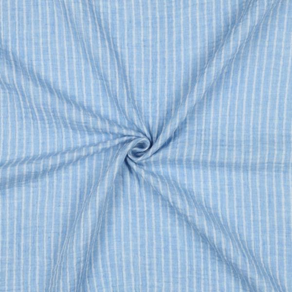 RESTSTÜCK 0,90 MTR. ♥ MUSSELIN STRIPES JEANS ♥