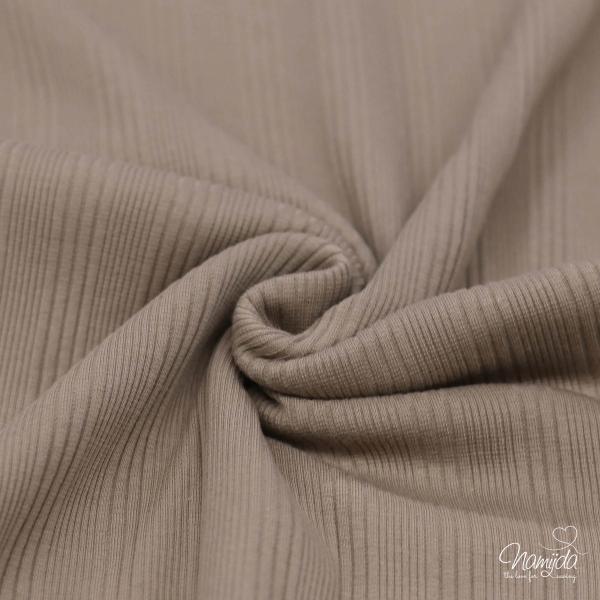 0,5 MTR. ♥ GOOD VIBES / FUN / PEACE HERZEN FRENCH TERRY - ECRU ♥