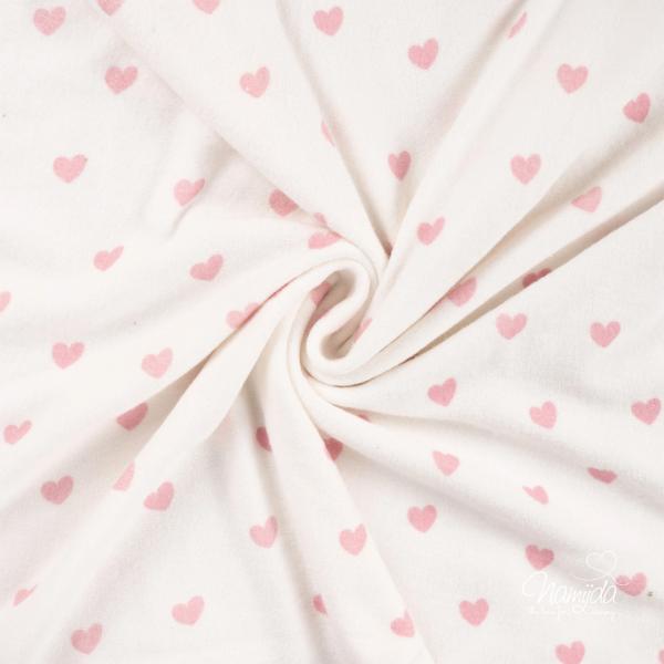 0,5 MTR. ♥ FROTTEE HEARTS ROSA ♥