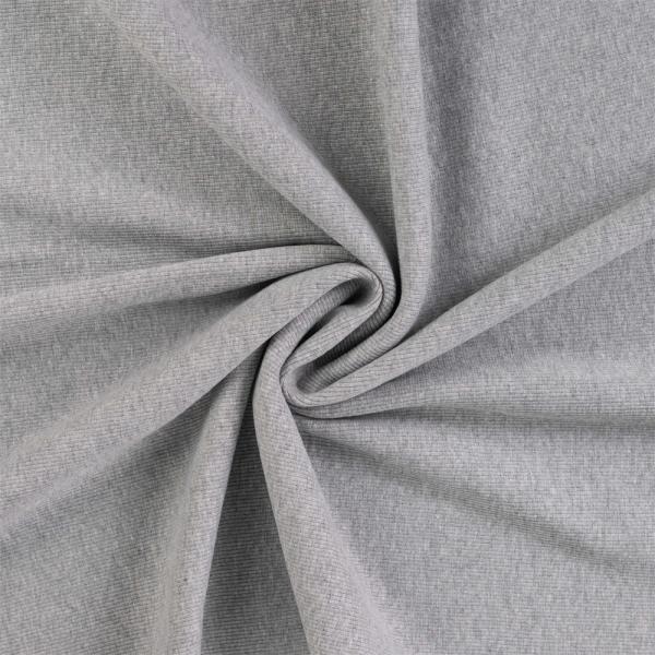 0,5 Mtr. Bündchen - FEINRIPP HELLGRAU MELANGE - Schlauch ♥ EXTRABREIT - PASSEND ZUM  HEAYY SWEAT 5558