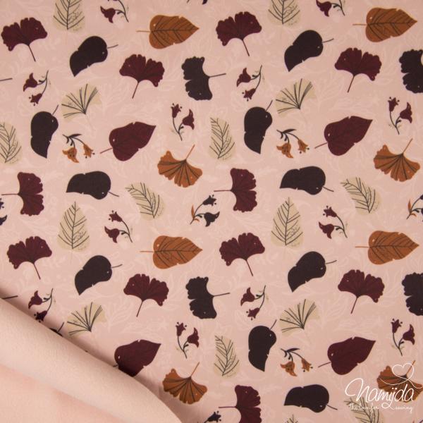 0,5 MTR. ♥ SOFTSHELL HERBSTBLäTTER ROSE