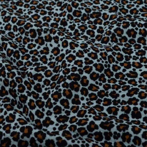 0,5 MTR. ♥ MuSSELIN LEO DUSTY MINT ♥