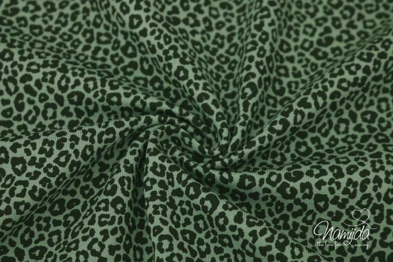 0,5 MTR. ♥ MINI LEO DUSTY MINT - JERSEY ♥