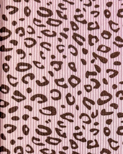 0,50 MTR. ♥  SOFT TOUCH BREITCORD LEO ROSA STRETCH ♥