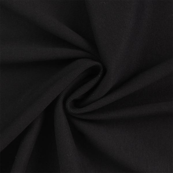 0,5 Mtr. Bündchen - FEINRIPP SCHWARZ - Schlauch ♥ EXTRABREIT - PASSEND ZUM  HEAYY SWEAT 5731A