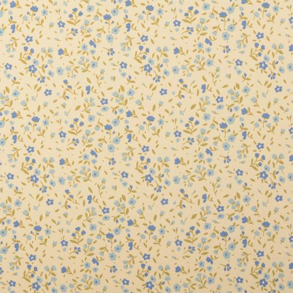 0,50 MTR. ♥ SOFT BLOSSOM STREUBLÜMCHEN NATURAL JERSEY ♥