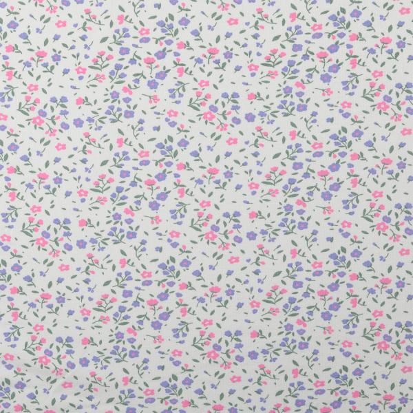 0,50 MTR. ♥ SOFT BLOSSOM STREUBLÜMCHEN HELLBLAU JERSEY ♥