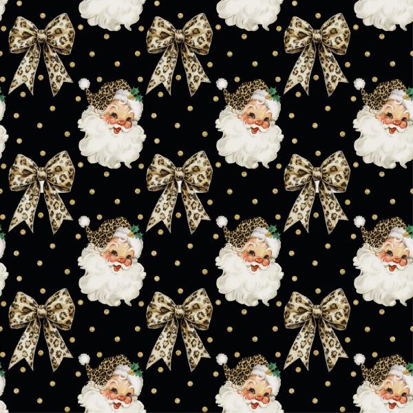 0,5 MTR. X-MAS LEO BOWS SANTA - SOFT SWEAT