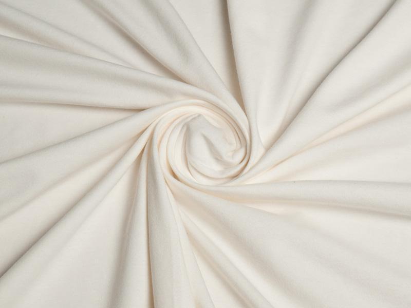 0,5 MTR. ♥  UNI BIO BAUMWOLLJERSEY NATUR/CREME ♥