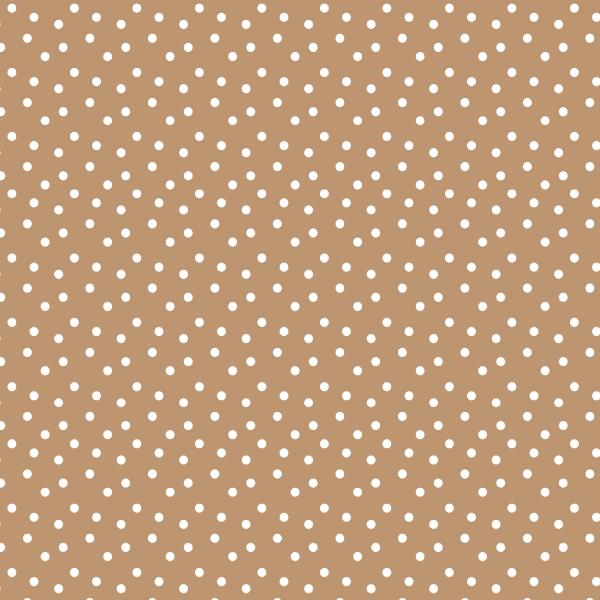 0,5 MTR. NATURAL DOTS CARAMEL - SOFT SWEAT