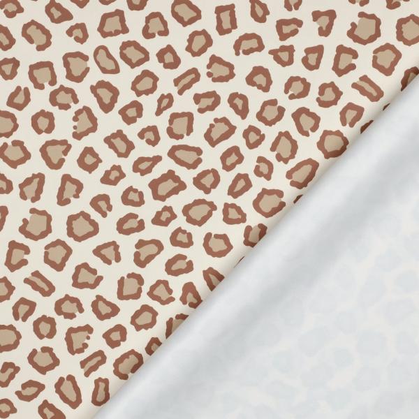 0,5 MTR. ♥ LEO REGENJACKEN STOFF NATUR - WASSERDICHT ♥