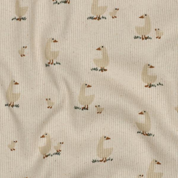 0,5 MTR. ♥ RIPPSTRICK JERSEY ENTENGLÜCK ♥