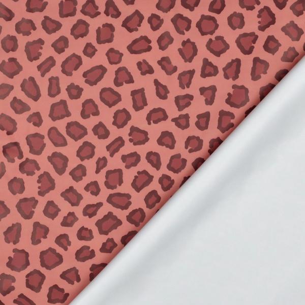 0,5 MTR. ♥ LEO REGENJACKEN STOFF PUDER - WASSERDICHT ♥