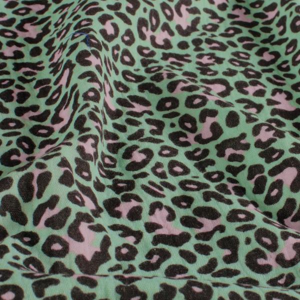 0,5 MTR. ♥ MuSSELIN LEO LIEBE MINT ♥