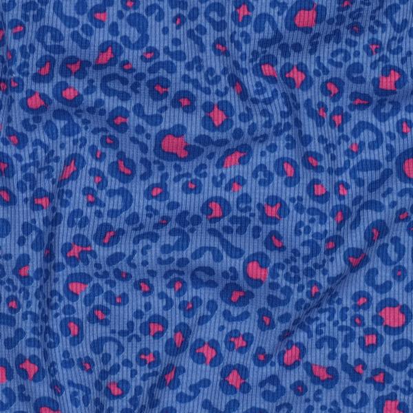 0,5 MTR. ♥ RIPPSTRICK JERSEY LEO ROYAL BLAU ♥