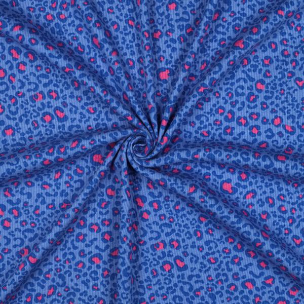 0,5 MTR. ♥ RIPPSTRICK JERSEY LEO ROYAL BLAU ♥