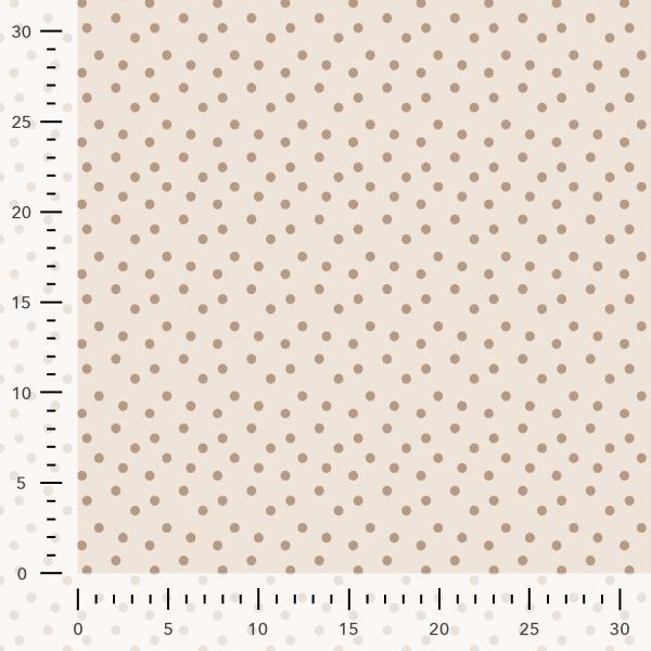 0,5 MTR. NATURAL DOTS SAND - SOFT SWEAT