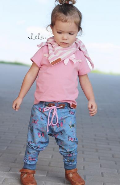 0,5 MTR. ♥  UNI BIO BAUMWOLLJERSEY ROSA ♥