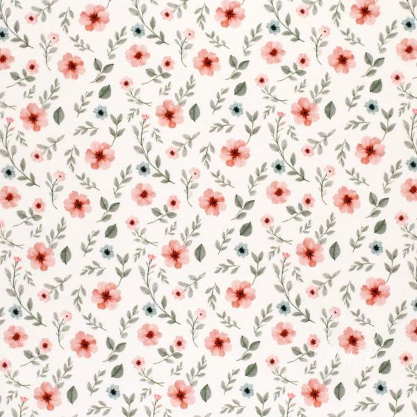 0,5 MTR. ♥ FLOWERS JERSEY  ♥