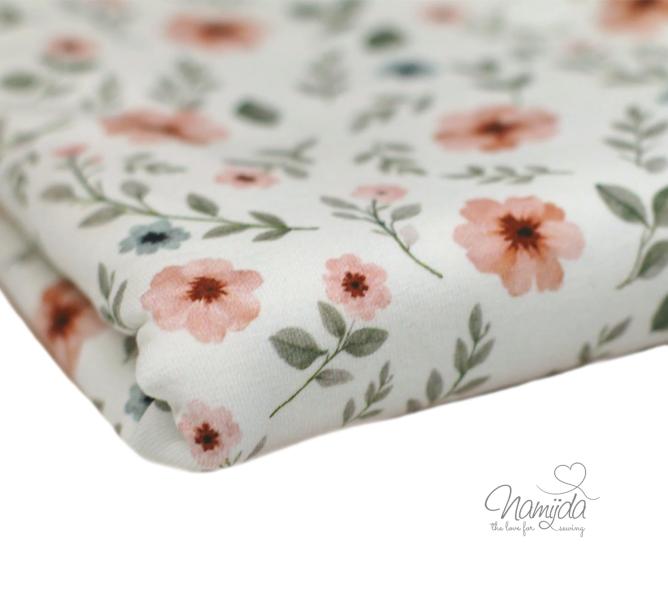 0,5 MTR. ♥ FLOWERS JERSEY  ♥