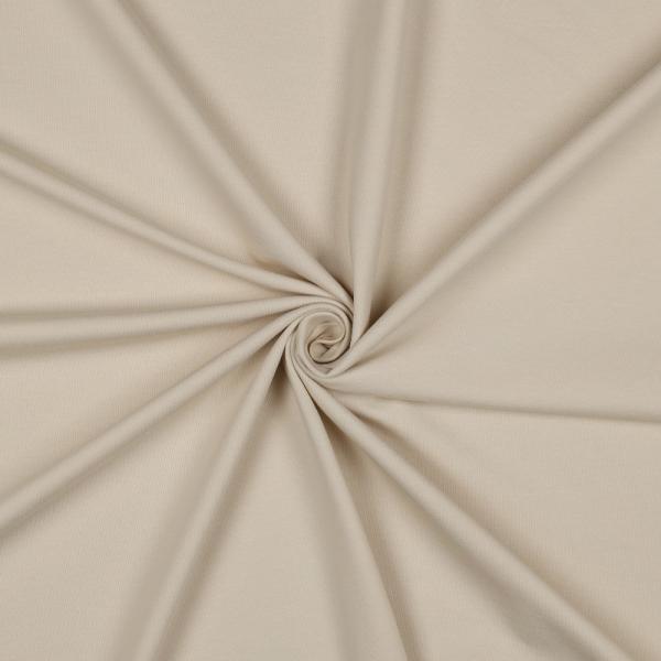 0,5 MTR. ♥  UNI BIO BAUMWOLLJERSEY SAND ♥