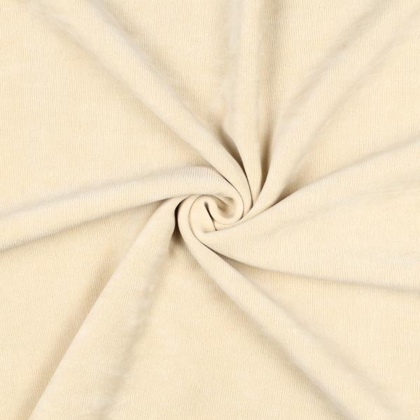 0,50 MTR. ♥ FEINCORD DOUBLEFACE FLEECE SAND STRETCH ♥