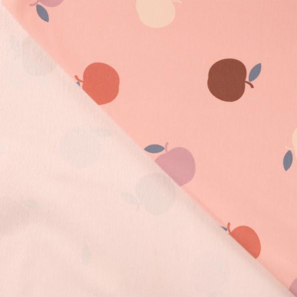 0,50 MTR. APPLE BLOSSOM PUDER SOFT SWEAT FRENCH TERRY