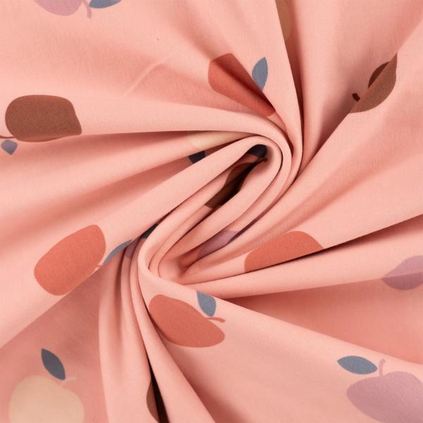 0,50 MTR. APPLE BLOSSOM PUDER SOFT SWEAT FRENCH TERRY