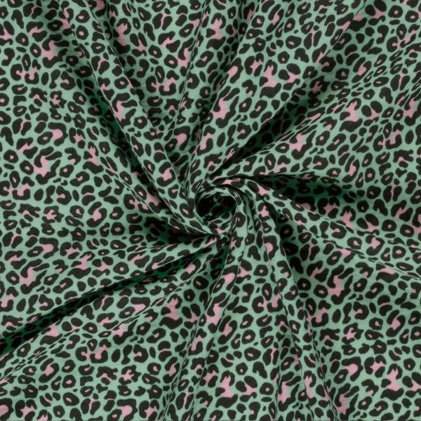 0,5 MTR. ♥ MuSSELIN LEO LIEBE MINT ♥