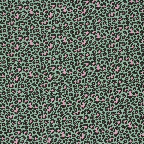 0,5 MTR. ♥ MuSSELIN LEO LIEBE MINT ♥