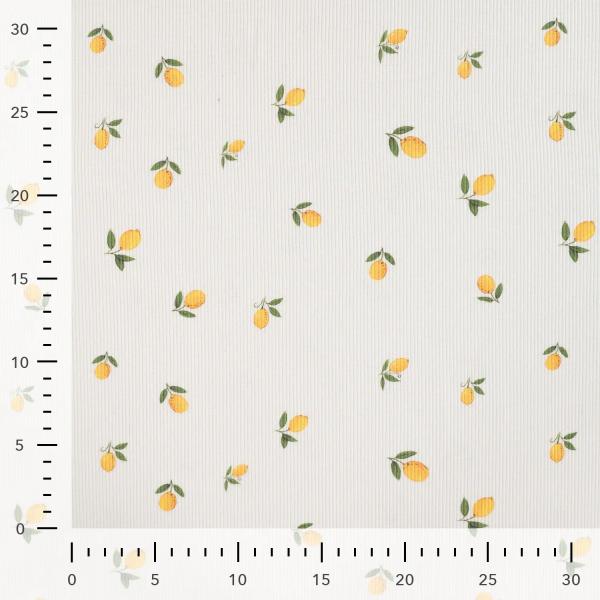 0,5 MTR. ♥ RIPPSTRICK JERSEY ZITRONEN ♥