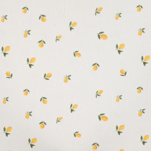 0,5 MTR. ♥ RIPPSTRICK JERSEY ZITRONEN ♥