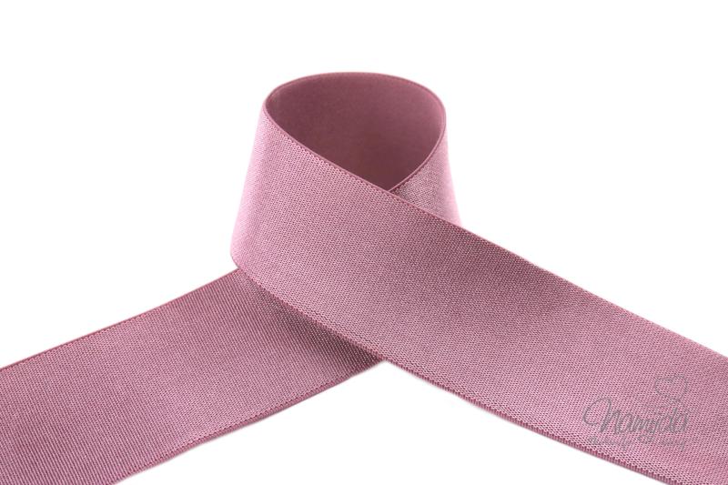 1 MTR. Soft SCHIMMER Gummiband 30mm - ANTIK ROSA