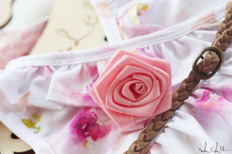 1 Stck. ♥ SATIN RoSE - GRau - 5,5cm ♥