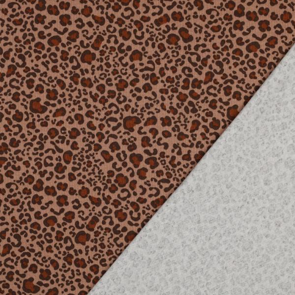 0,5 MTR. ♥ RIPPSTRICK JERSEY LEO BRAUN/BEIGE ♥