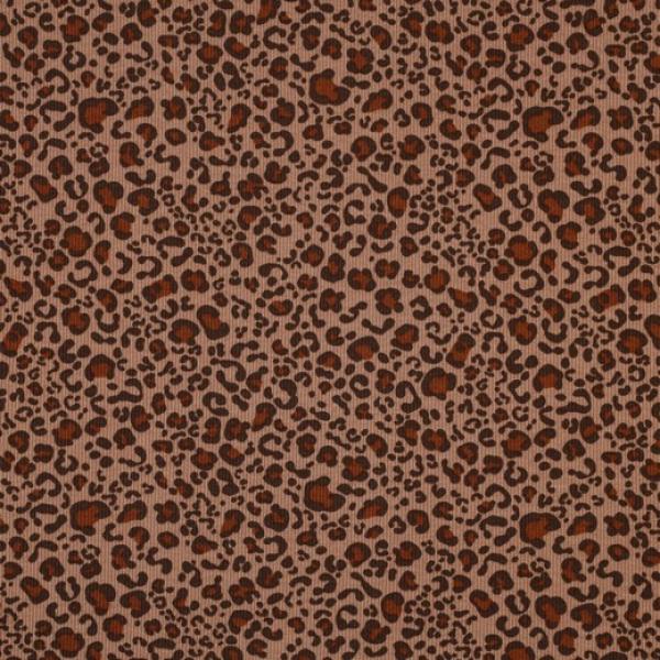 0,5 MTR. ♥ RIPPSTRICK JERSEY LEO BRAUN/BEIGE ♥