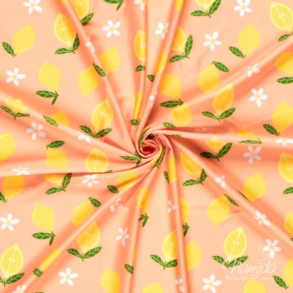 0,5 MTR.  ♥ BADESTOFF LYCRA ZITRONEN UPF50 ♥