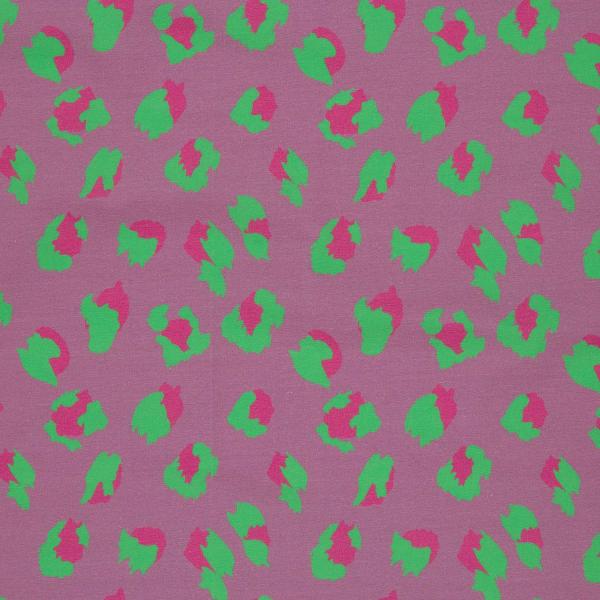 0,50 MTR. ♥ LEO COLORFUL LAVENDEL JERSEY ♥