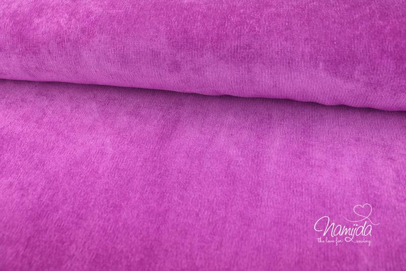 0,5 MTR. ♥ WEICHER FEINCORD DARK PINK ♥
