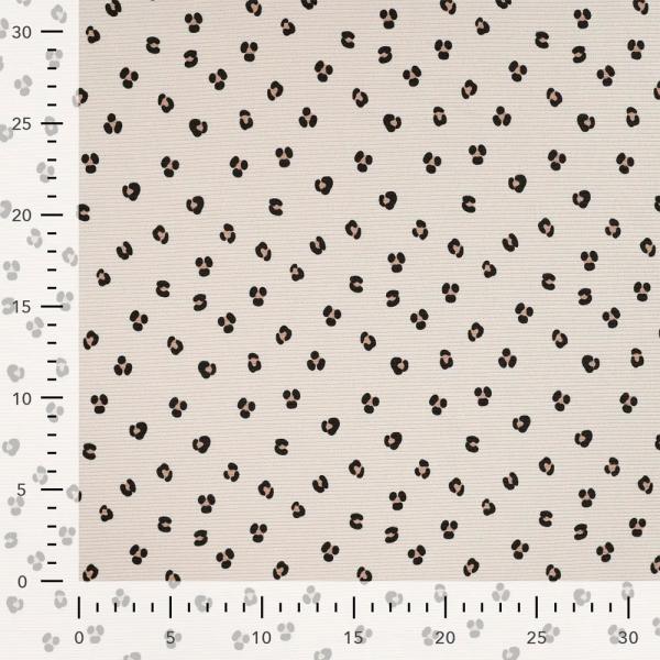 0,5 MTR.  ♥ RIPPSTRICK JERSEY LEO NATUR ♥