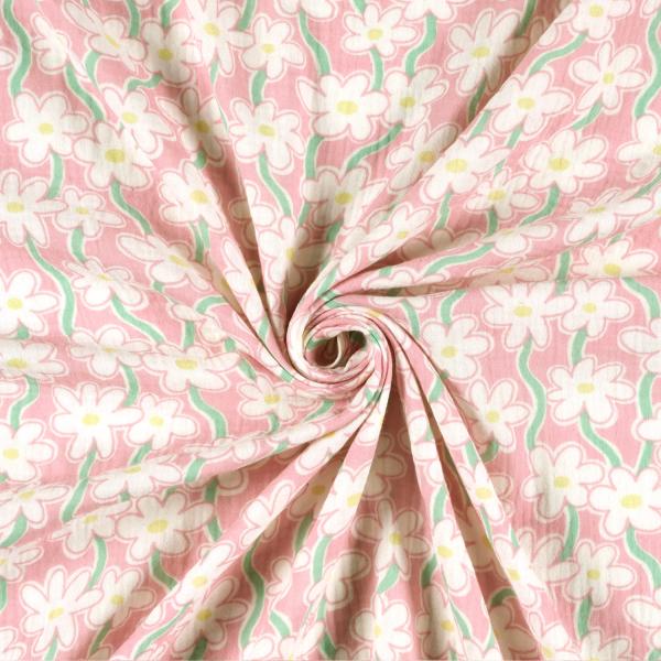 0,5 MTR. ♥ MuSSELIN ROSE DAISIES ♥