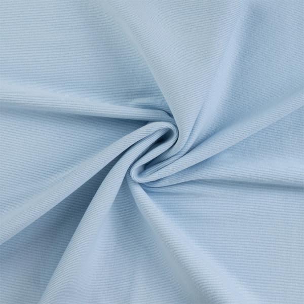 0,5 Mtr. Bündchen - FEINRIPP HELLBLAU - Schlauch ♥ EXTRABREIT - PASSEND ZUM  HEAYY SWEAT 6152