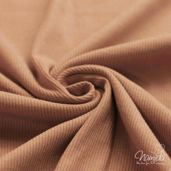 0,5 MTR. ♥ RIPPSTRICK JERSEY DUSTY APRICOT ♥
