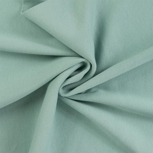 0,5 Mtr. Bündchen - FEINRIPP DUSTY MINT - Schlauch ♥ EXTRABREIT - PASSEND ZUM  HEAYY SWEAT 6191