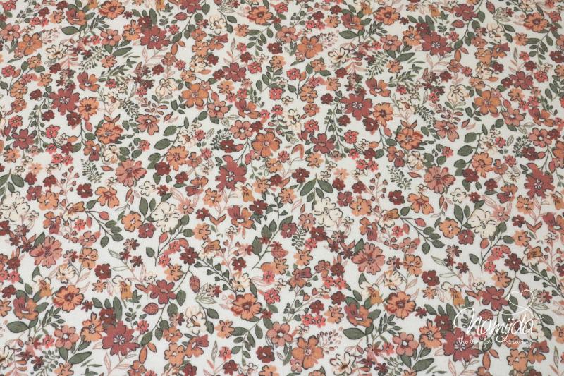 0,5 MTR. ♥ STREUBLÜMCHEN PUDER - JERSEY ♥