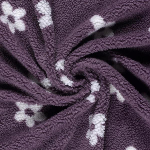 0,5 MTR. ♥ TEDDY DAISIES LILA ♥